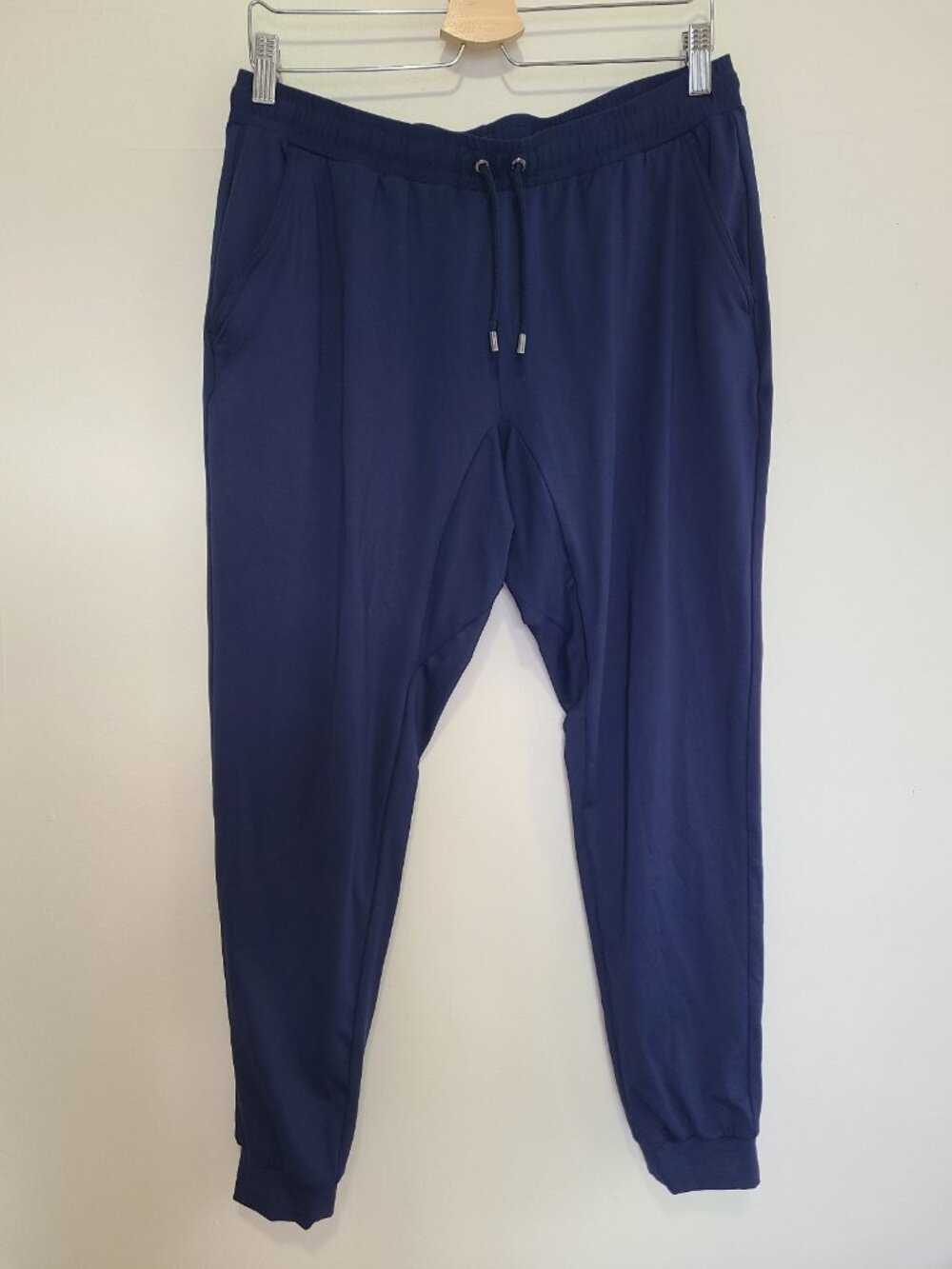 Redvanly Men's Donahue Jogger Performance Blue Drawstring Golf Pants size L